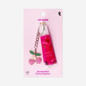 Lip gloss key ring - Cherry fragrance - Image 3