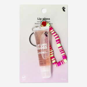 Watermelon-fragranced lip gloss with vibrant wristband - Image 1