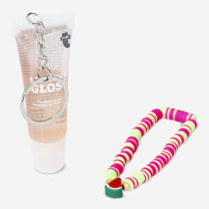 Watermelon-fragranced lip gloss with vibrant wristband - Image 3
