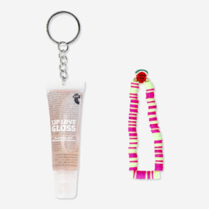 Watermelon-fragranced lip gloss with vibrant wristband - Image 2