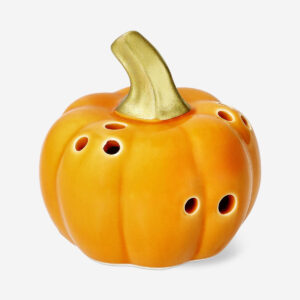 Luminous LED ceramic pumpkin - Image 1