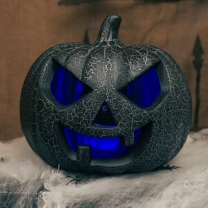 Luminous metallic pumpkin - 22 cm - Image 1
