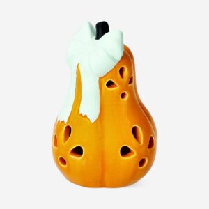 Luminous pumpkin with bow - 14 cm - Image 2