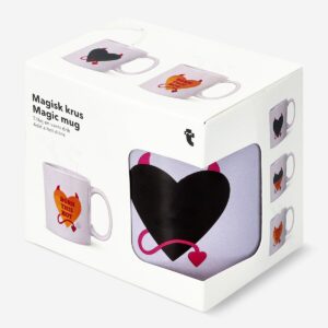 Magic colour changing mug with lips - Image 3