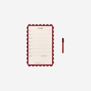 Magnetic board with marker an scalloped edges - Image 2