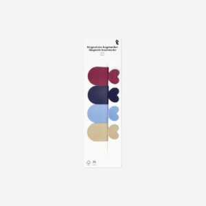 Magnetic heart bookmarks - 4 pcs - Image 1