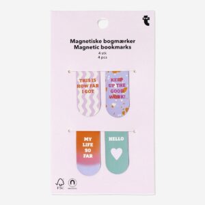 Magnetic bookmarks - 4 pcs - Image 1