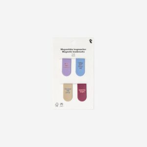 Magnetic bookmarks with quotes - 4 pcs - Image 1