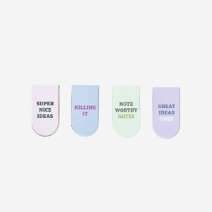 Magnetic bookmarks with statements - 4 pcs - Image 2