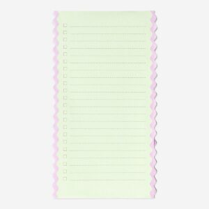 Magnetic checklist with scalloped edges - Image 1
