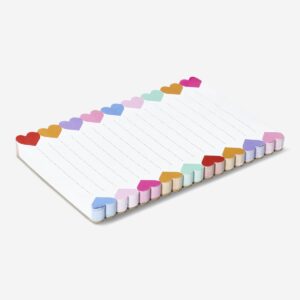 Magnetic notepad with colourful hearts - Image 2
