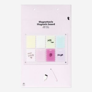 Magnetic planner board with marker - English - Image 1