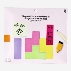 Magnetic sticky notes with magnetic marker - Image 1