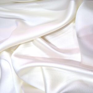 Wedding Dress Silk Fabric - Majestic Satin Treble Weight - Ivory - Image 1