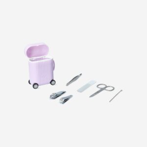 Manicure and pedicure set in suitcase - 6 pcs - Image 3