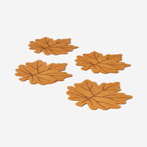 Maple leaf cutlery holders - 4 pcs - Image 2