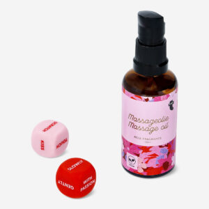 Massage oil and dice with challenges - 50 ml - Image 2