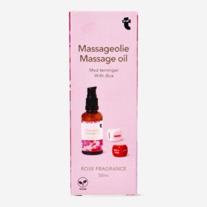 Massage oil and dice with challenges - 50 ml - Image 1