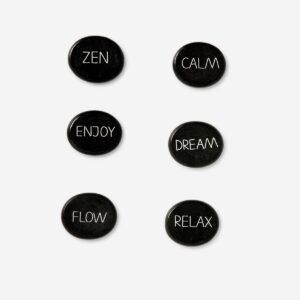 Massage stones - 6 pcs - Image 2