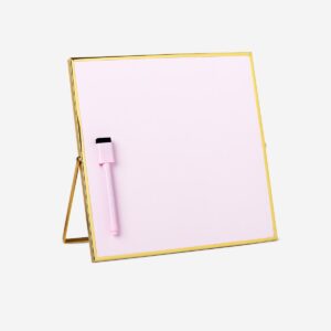 Metal frame magnetic board with marker - Image 1