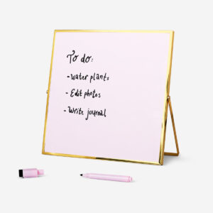 Metal frame magnetic board with marker - Image 2