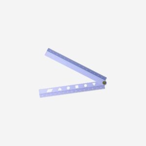 Metal ruler with stencils - Image 2