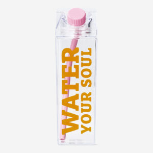 Milk carton shaped orange drinking bottle - 500 ml - Image 1