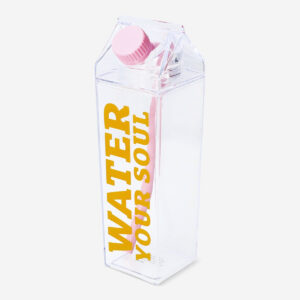 Milk carton shaped orange drinking bottle - 500 ml - Image 3