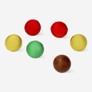 Milk chocolate Christmas baubles with popping candy - Image 2