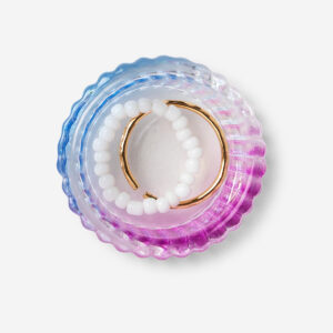 Mini blue and purple rainbow jar - 4 cm - Image 2
