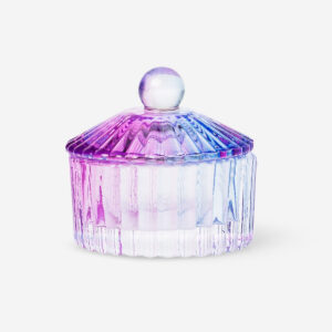 Mini blue and purple rainbow jar - 4 cm - Image 1