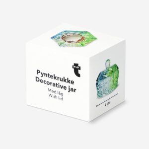 Mini green and blue rainbow jar - 4 cm - Image 3