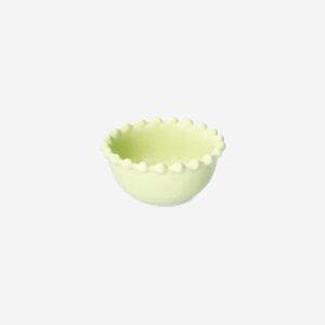 Mini green bowl with bubble edge - Image 1