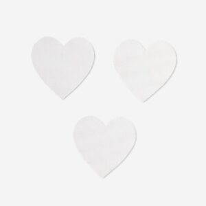 Mini magnetic heart shaped canvases - 3 pcs - Image 2