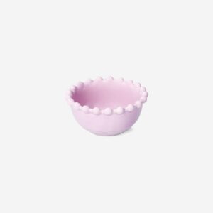 Mini pink bowl with bubble edge - Image 1