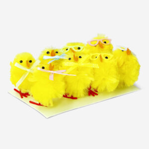 Mini Yellow Easter chicks - 8 pcs - Image 3