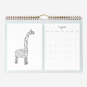 Monthly Calendar - Fill with Drawings - Image 1