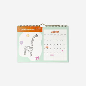 Monthly calendar for drawings and stickers - Image 1