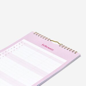 Monthly calendar for hanging with stickers - English - Image 3