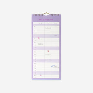 Monthly calendar for hanging with stickers - English - Image 1
