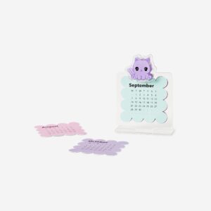 Monthly calendar with cat clip - Image 1
