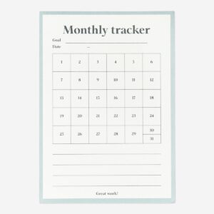 Monthly Planner to Track Your Goals - English - Image 1