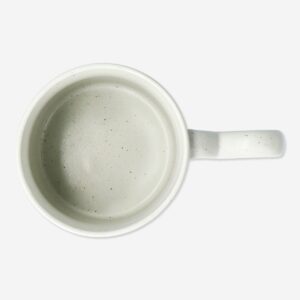 Stoneware mug with heart shaped handle - 390 ml - Image 3