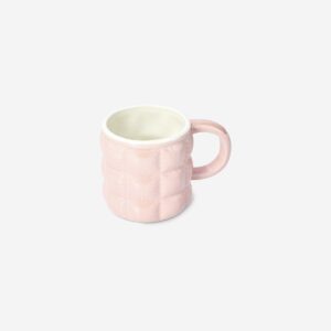Mug with quilted design - 350 ml - Image 1