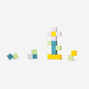 Multi coloured magnetic blocks - Image 2