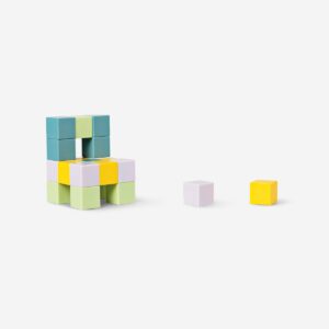 Multi coloured magnetic blocks - Image 3