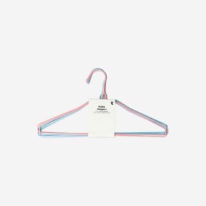 Multi coloured metal hangers - 6 pcs - Image 1