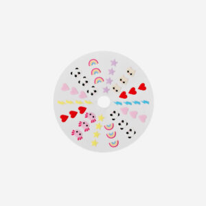 Multi coloured nail stickers - Image 2