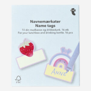 Name tags for your lunchbox and drinking bottle. 16 pcs - Image 1