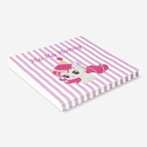 Napkins with birthday unicorns - 16 pcs - Image 2